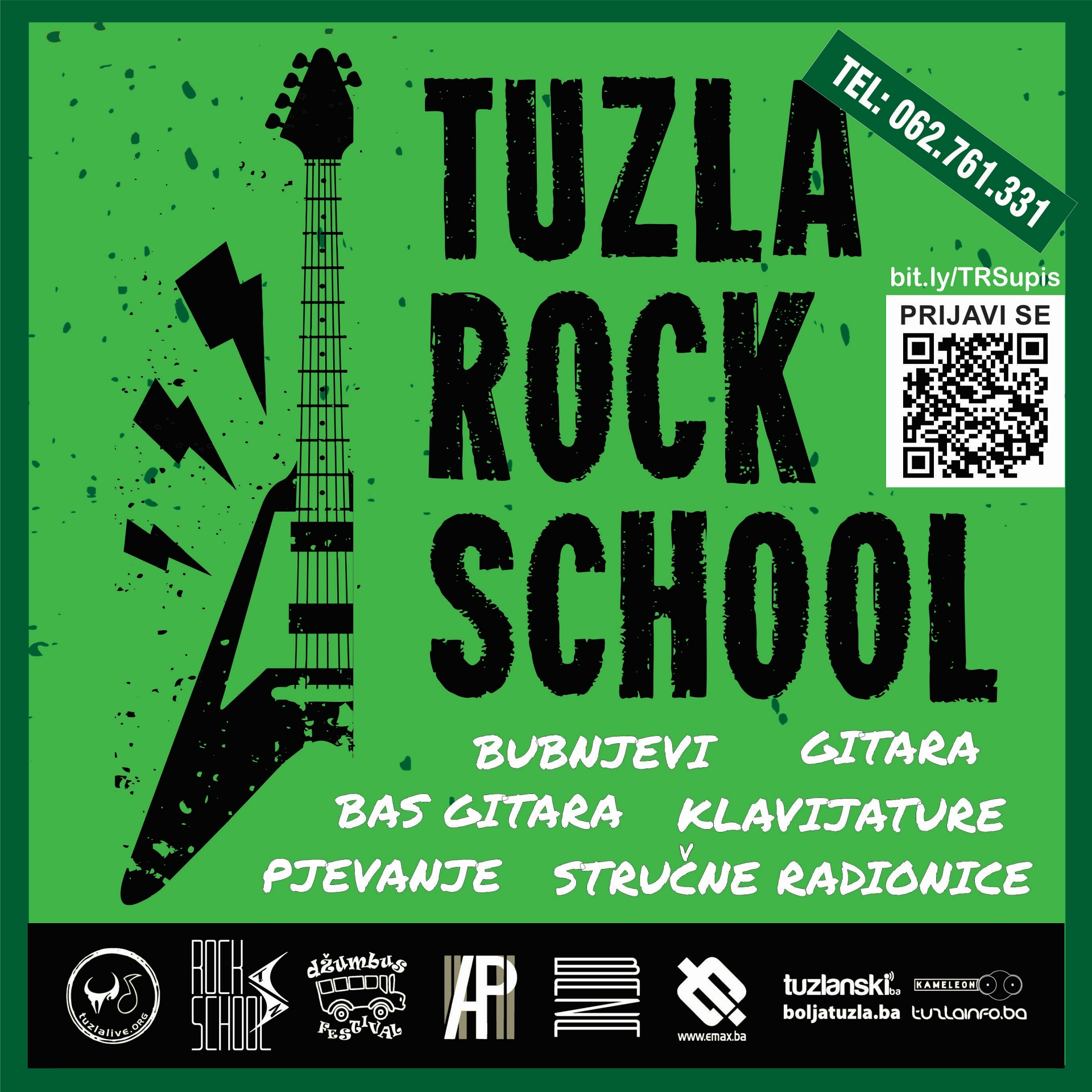 Tuzla Rock School – Upis polaznika
